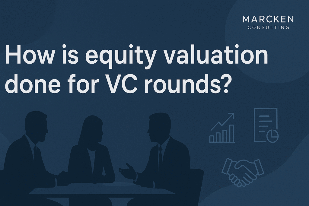How is equity valuation done for VC rounds