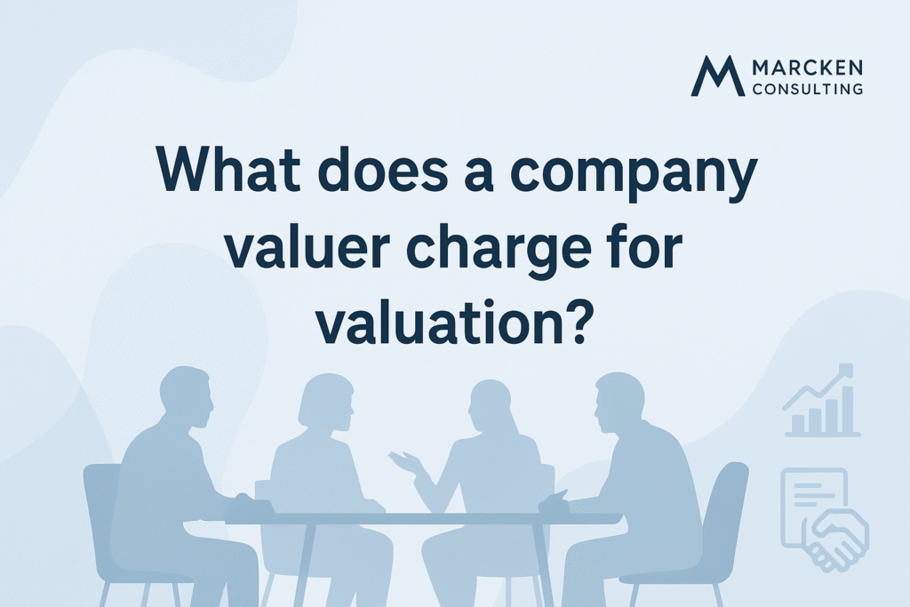 What does a company valuer charge for valuation