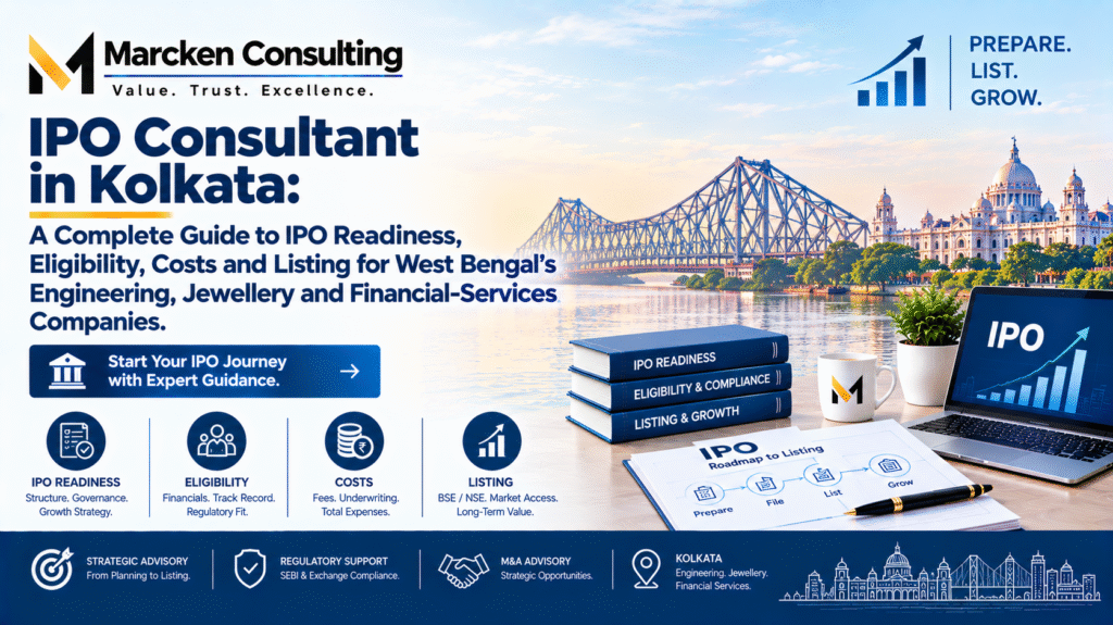 IPO Consultant in Kolkata - SME and Mainboard IPO Eligibility for West Bengal Companies - Marcken Consulting LLP