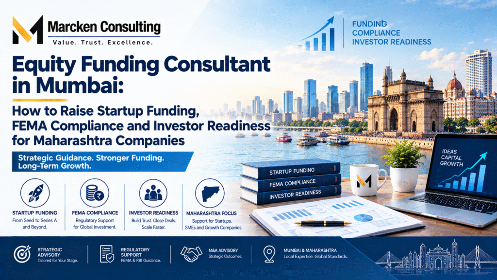 Equity Funding Consultant in Mumbai: How to Raise Startup Funding, FEMA Compliance and Investor Readiness for Maharashtra Companies