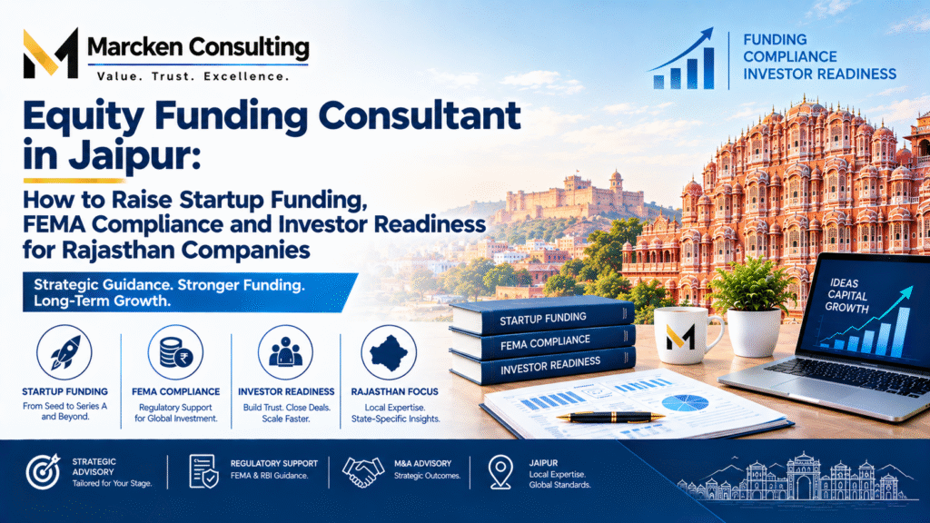 Equity Funding Consultant in Jaipur: How to Raise Startup Funding, FEMA Compliance and Investor Readiness for Rajasthan Companies